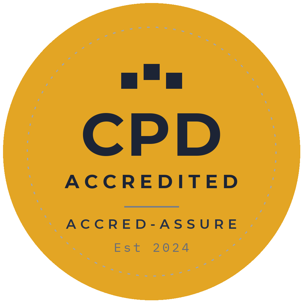 CPD Accredited — Accred-Assure — Est 2024